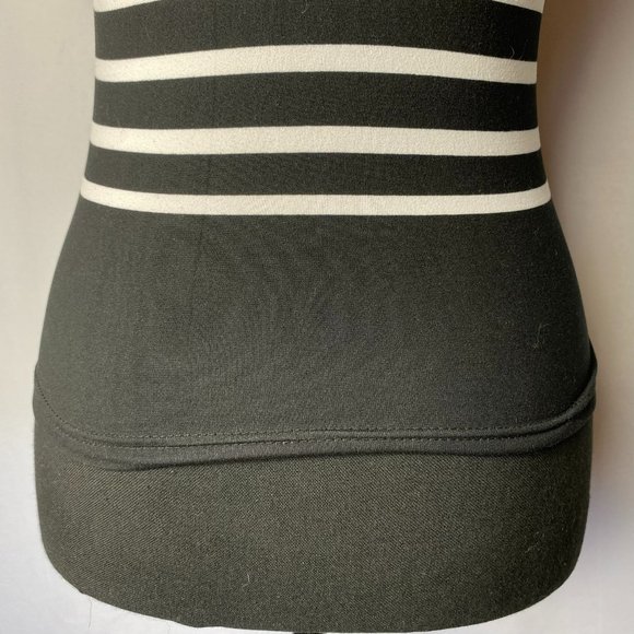 Derek Heart Fitted Multicolored Striped Shirt Size Small - Picture 4 of 6